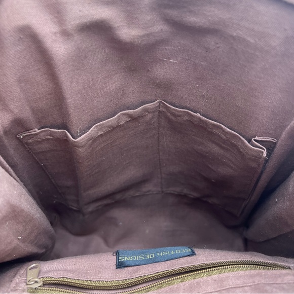 Red fish Designs Multi Stripe Tote Bags - Picture 8 of 13